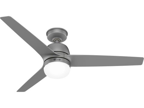 Ventilador de techo de exterior Seawave plata con luz