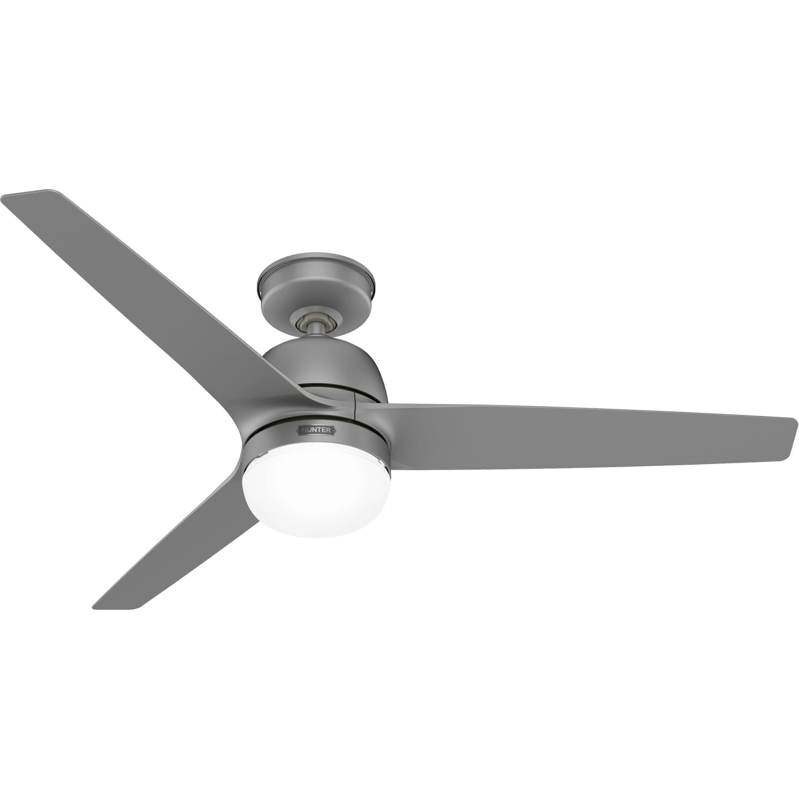 Ventilador de techo de exterior Seawave plata con luz