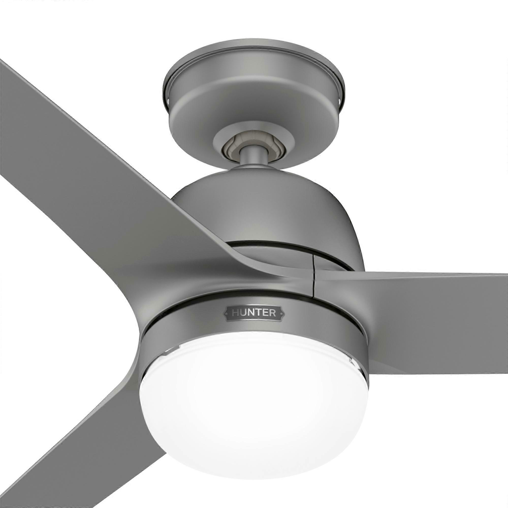 Ventilador de techo de exterior Seawave plata con luz - Imagen 2