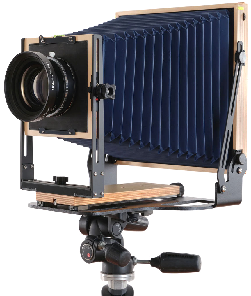 INTREPID Cámara de Gran Formato 4X5 Fuelle Azul
