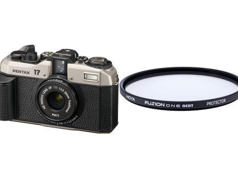 PENTAX 17 Cámara 135 25mm f/3.5 Dark Silver + Filtro Protector