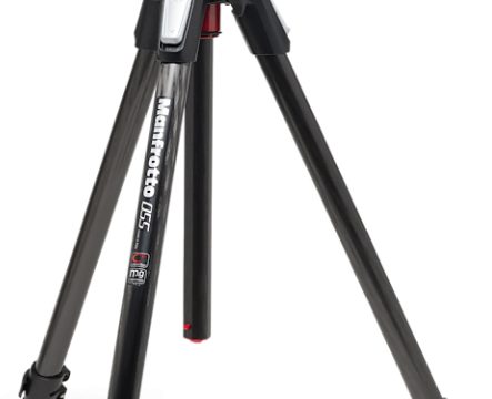 MANFROTTO Trípode 055 de carbono de 3 secciones + rótula 3D + MOVE