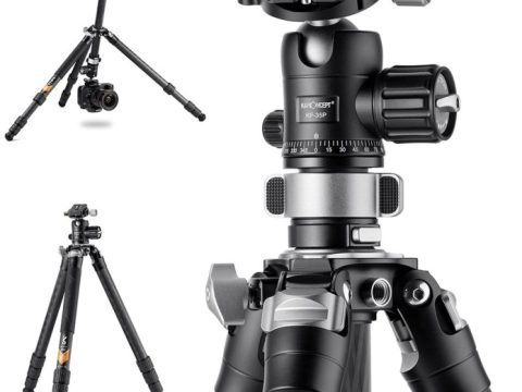K&F Concept Trípode Heavy Duty X324C4 de Carbono 170cm