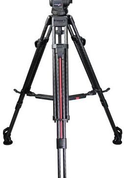 CARTONI Rótula fluida FOCUS 8 con trípode de doble extensión A