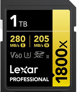 LEXAR Tarjeta SDHC Gold Series UHS-II (1800x) 1TB V60