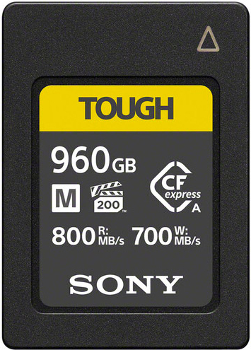 SONY Tarjeta Cfexpress Tough 960GB R800/W700Mb/s Type A