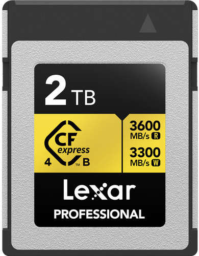 LEXAR Tarjeta Cfexpress Pro Gold 4.0 2TB Tipo B