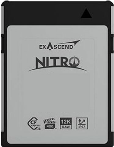 EXASCEND Tarjeta Cfexpress Tipo B 512GB R1850/W1700 Nitro Serie