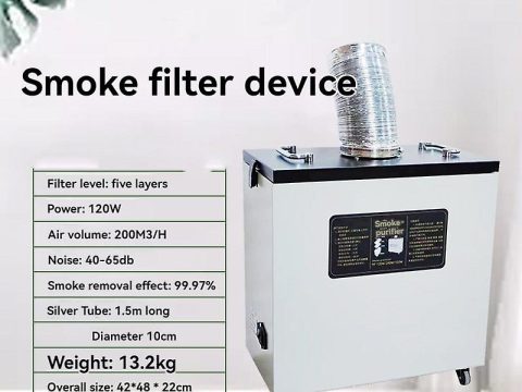 Marcado y grabado del extractor de humos láser Hine Purificador de aire