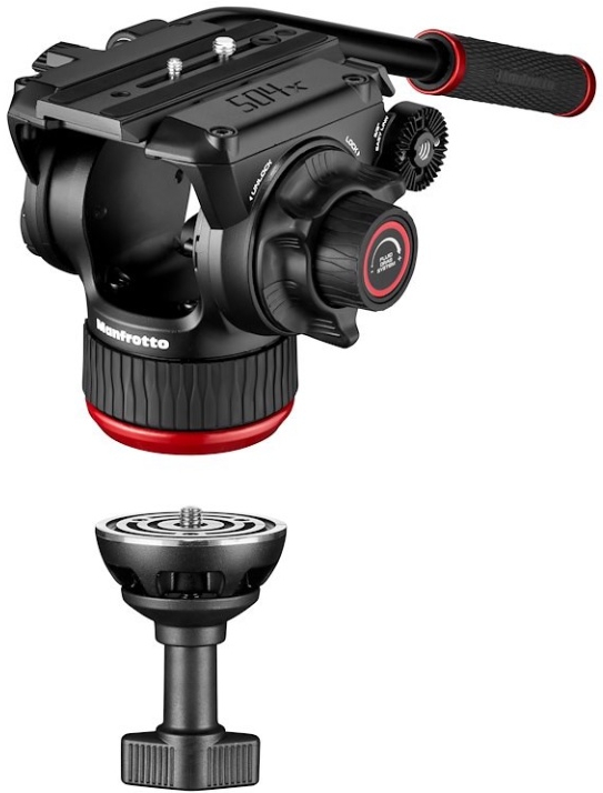 MANFROTTO Trípode Twin GS + rótula de vídeo 504X + bolsa MVK504XTWINGA - Imagen 2