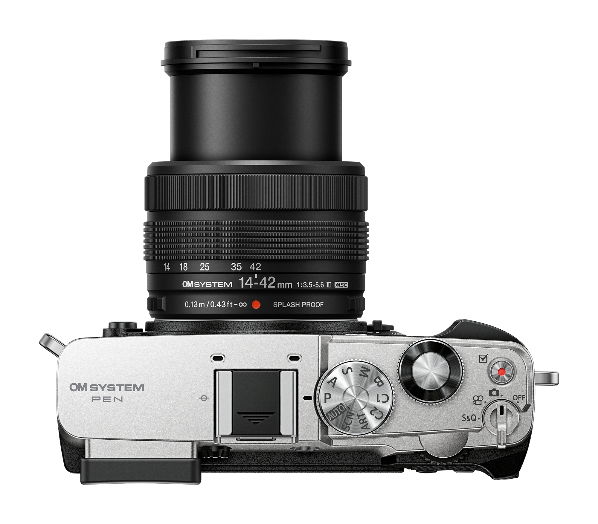 OM SYSTEM Pen +14-42mm f/3.5-5.6 III Plata - Imagen 3