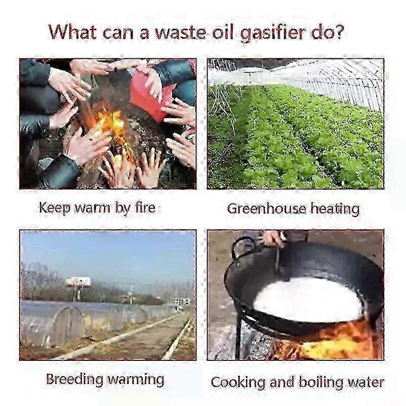 Calefacción por combustión de aceite usado, estufa de gasóleo para calefacción invernal, estufa de combustión de aceite usado para ganadería, estufa de calefacción 25-26s - Imagen 5