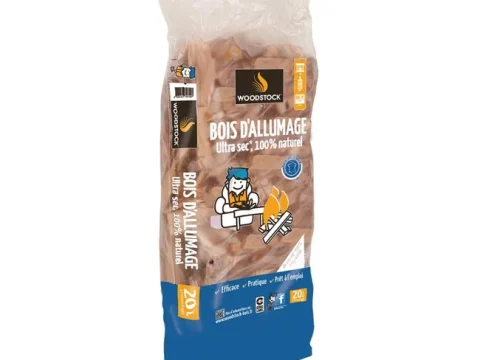 Astillas para encendido WOODSTOCK, saco de 20 litros, L10