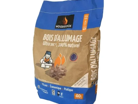 Astillas para encendido WOODSTOCK, saco de 40 litros, L10