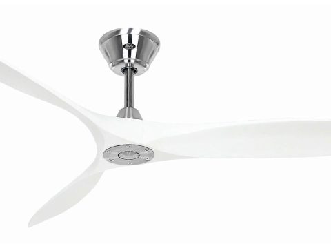 Ventilador de techo DC Eco Airscrew Chrome / White