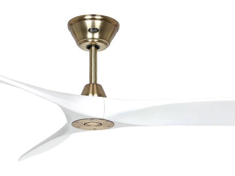 Ventilador de techo DC Eco Airscrew latón / blanco