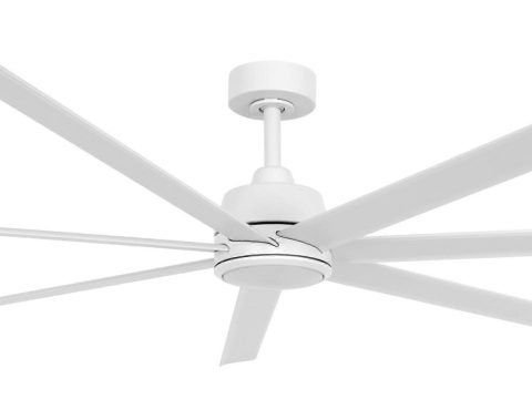 Ventilador de techo DC Atlanta II blanco con LED