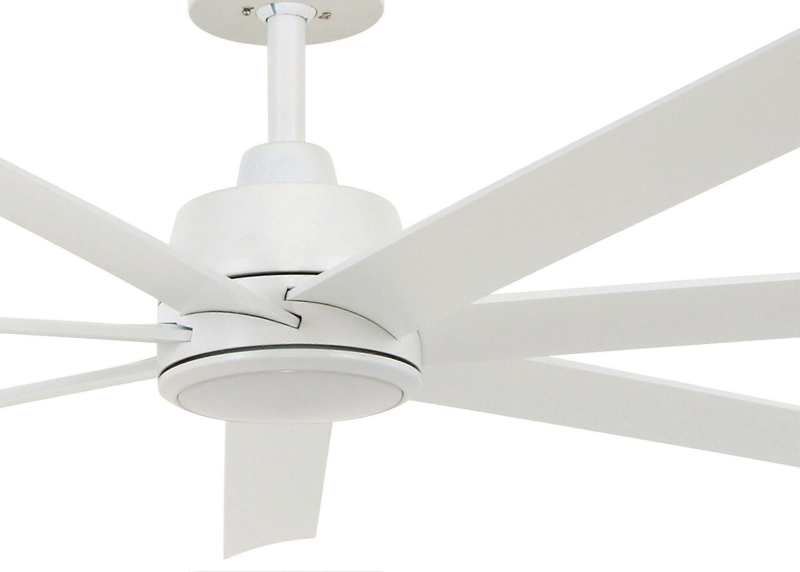 Ventilador de techo DC Atlanta II blanco con LED - Imagen 3