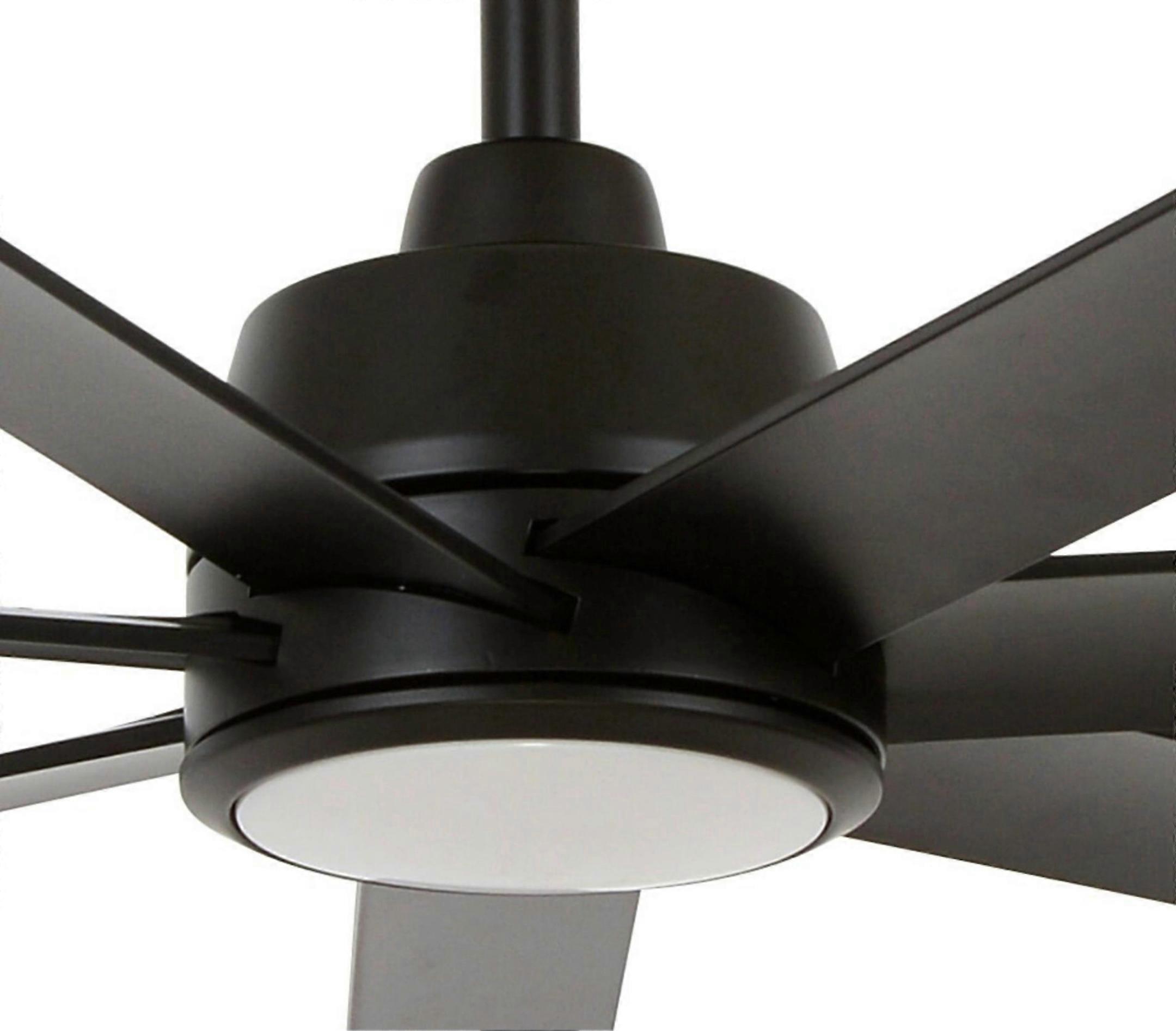 Ventilador de techo DC Atlanta II negro con LED - Imagen 3