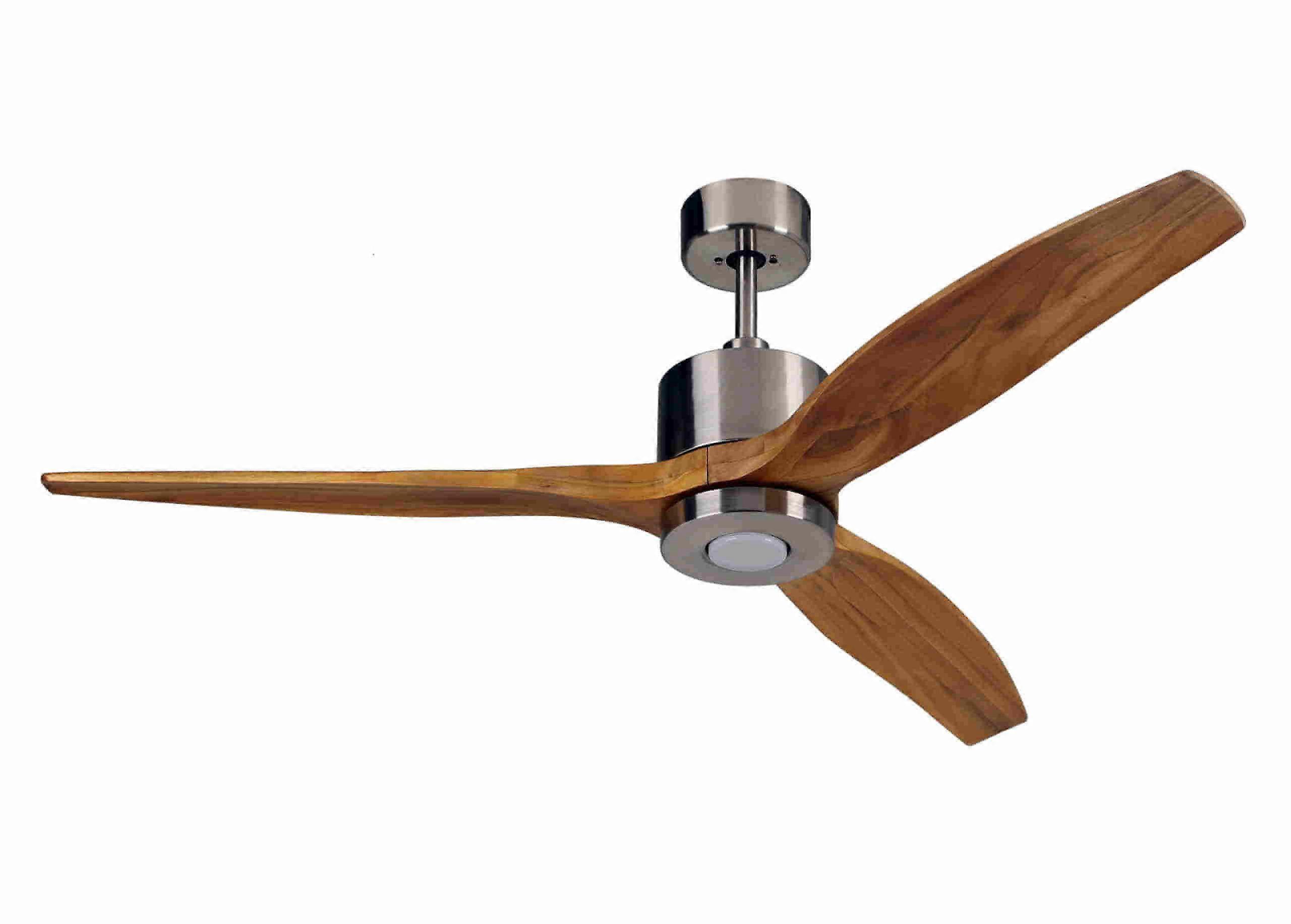 Ventilador de techo DC Airfusion Akmani LED cromo