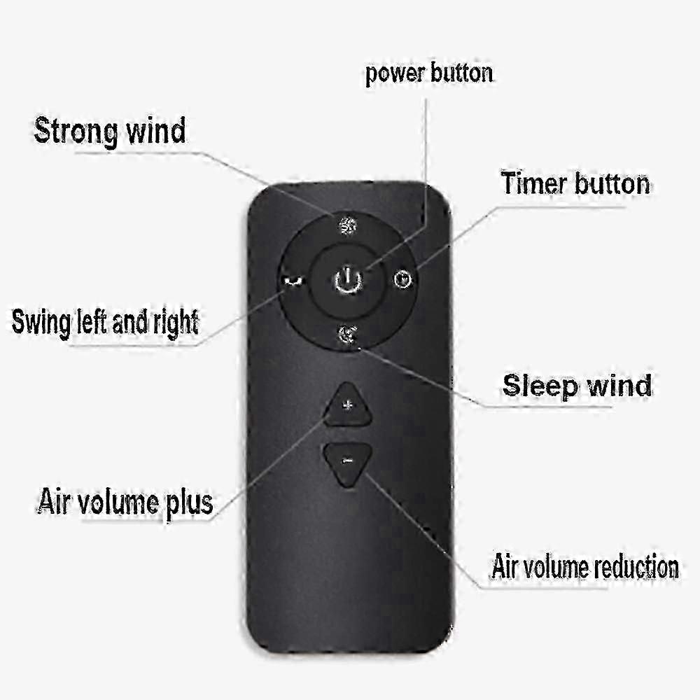Ventilador de pared sin aspas/ventilador de sobremesa con/temporizador, 26W, ventilador plegable sin aspas ultrasilencioso, 7 velocidades (color: negro, tamaño: 14 pulgadas (34 cm)) - Imagen 4