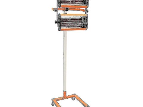 Secador de pintura de radiador infrarrojo 2X1000W