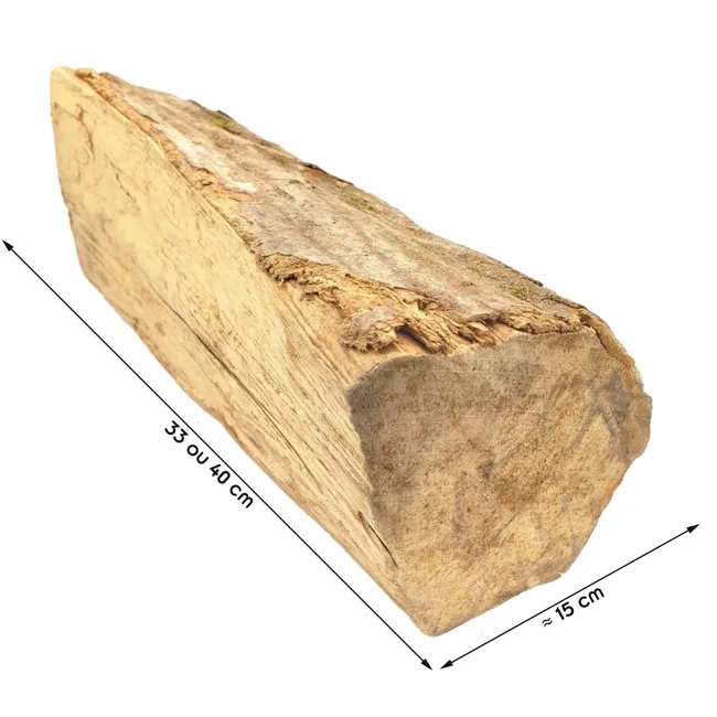 CHAP Troncos de leña extrasecos para calefacción de alto rendimiento 40 cm 15 kg - Imagen 2