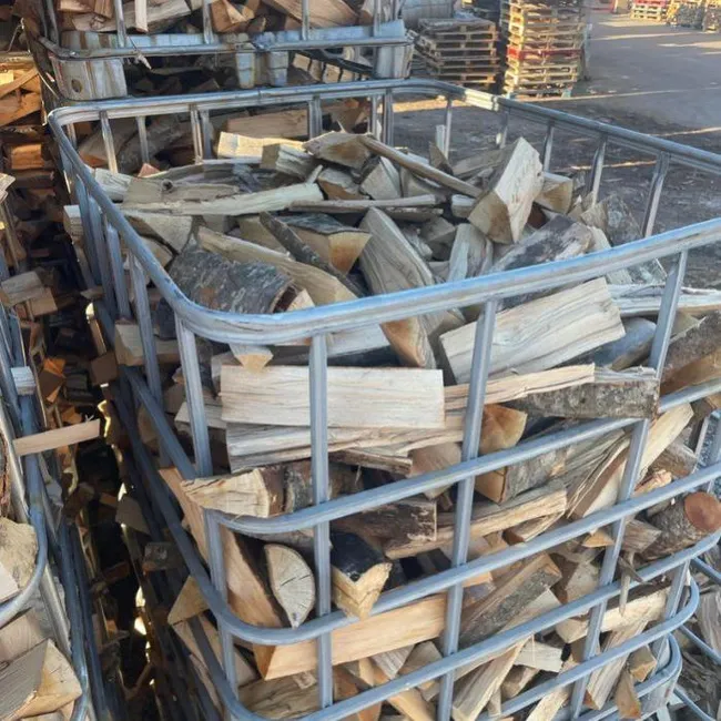 Box de 1,50 estéreos de 30cm de leña – palé de leña cortada y partida de 1,05m3 - Imagen 5