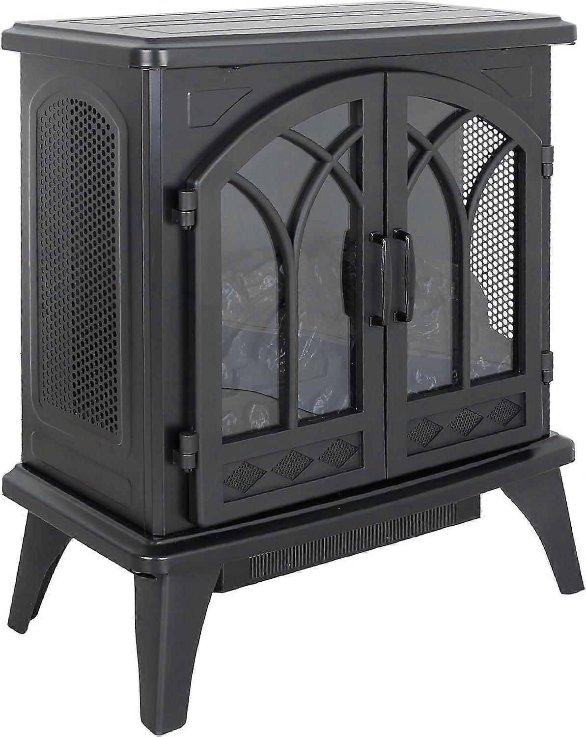 Chimenea eléctrica calefactora de 24 pulgadas con mando a distancia, cuarzo infrarrojo, 1500W, certificada CSA UL - Imagen 5