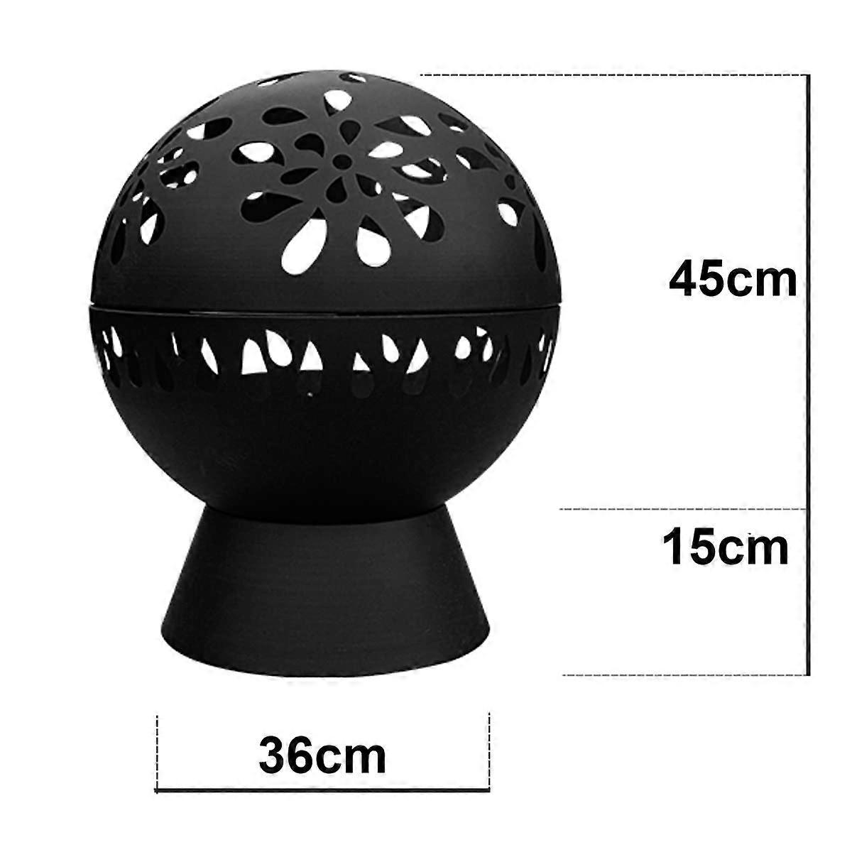 Brasero de leña para exterior con parrilla para cocinar, calefactor 3 en 1 para patio y jardín - Imagen 4
