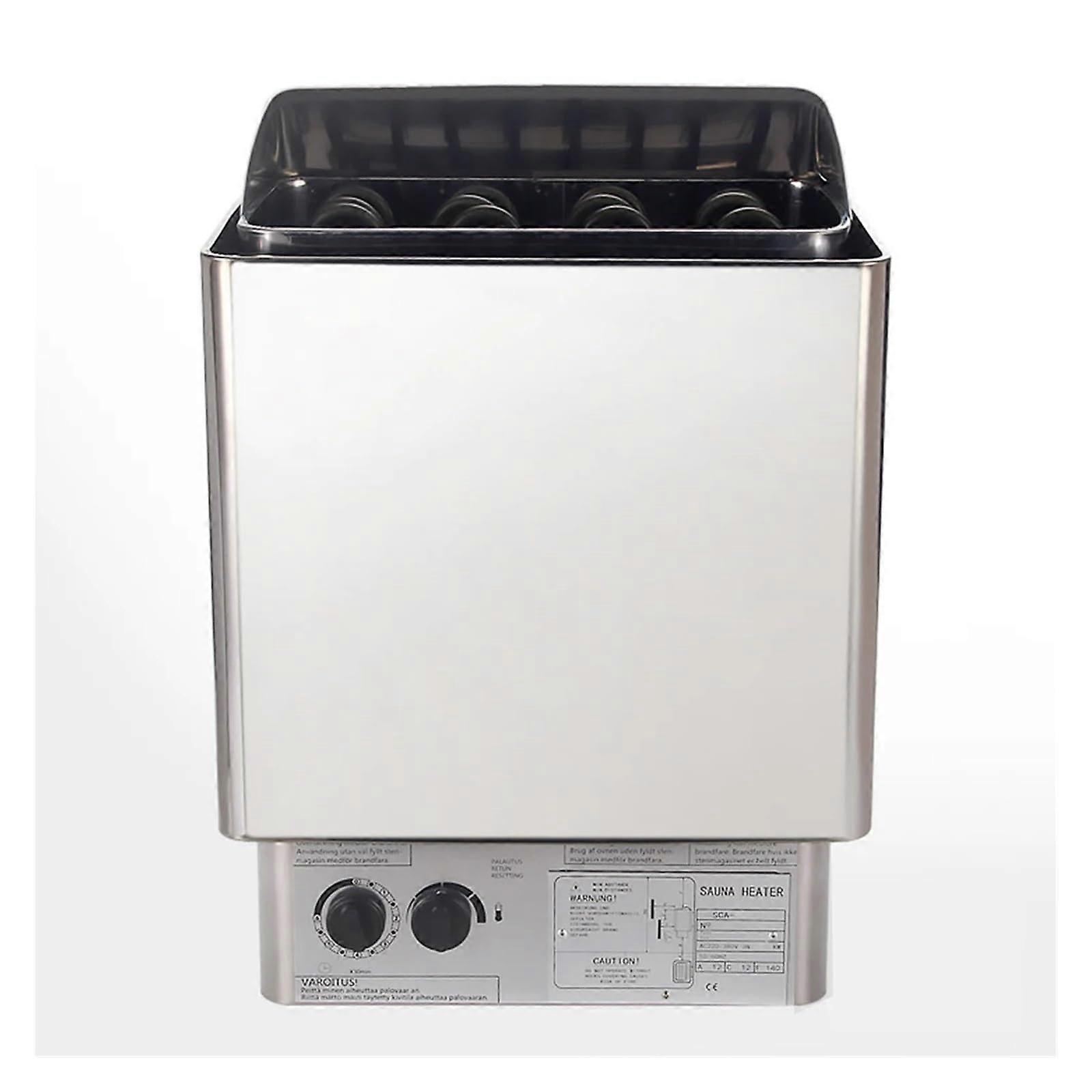 Calentador de sauna de acero inoxidable de 9kW con generador de vapor, calentamiento rápido y control digital para el hogar