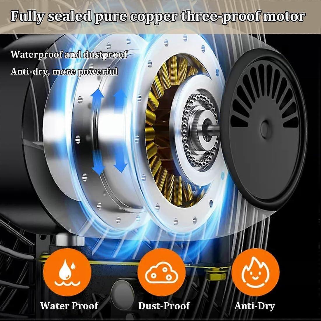 Ventilador de pie nebulizador de 30 pulgadas con flujo de aire y neblina refrescante, control de 3 velocidades, inclinación de 45°, motor de cobre silencioso para patio exterior - Imagen 5