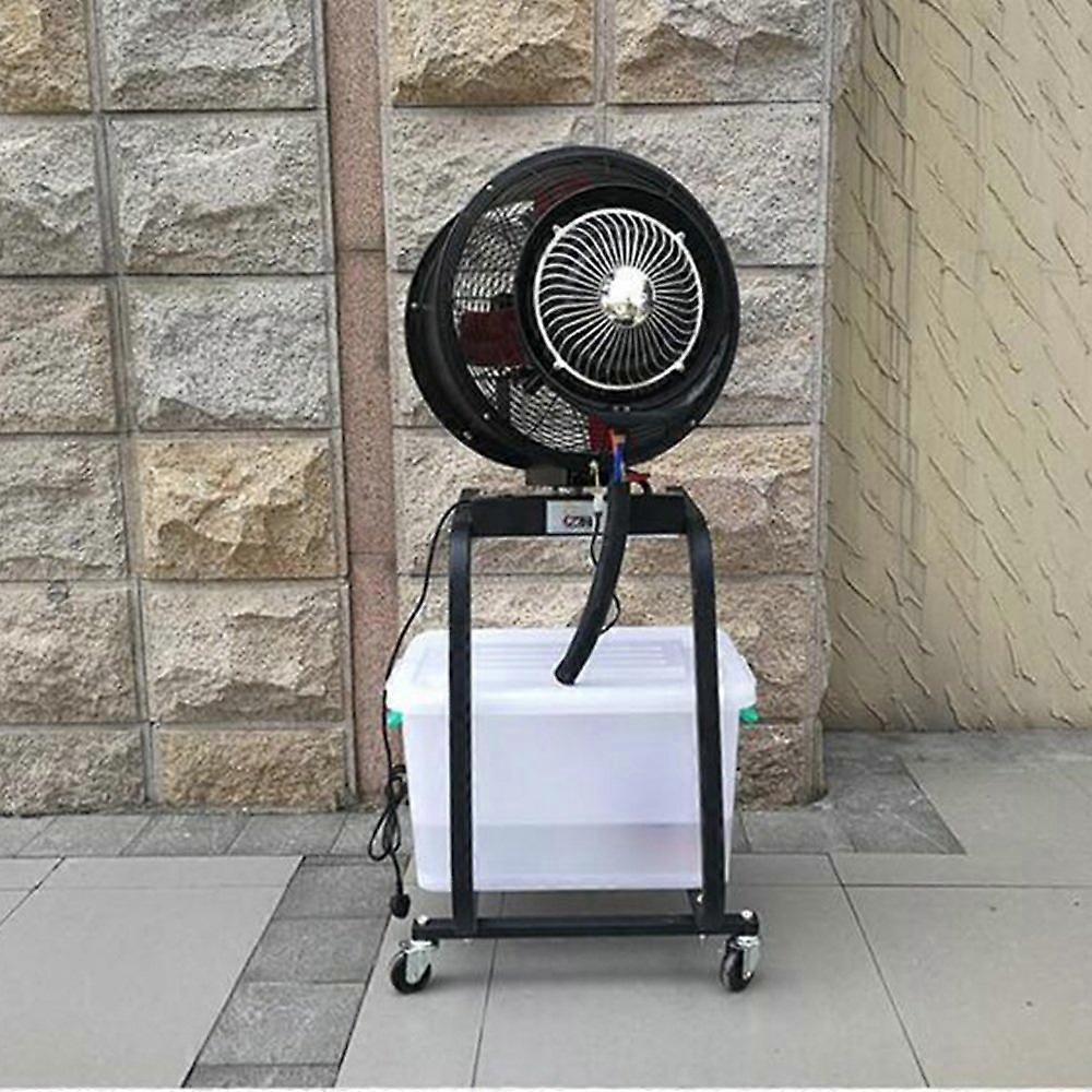 Ventilador nebulizador industrial de 230 W con depósito de 46 L para la refrigeración de almacenes y eventos exteriores - Imagen 2