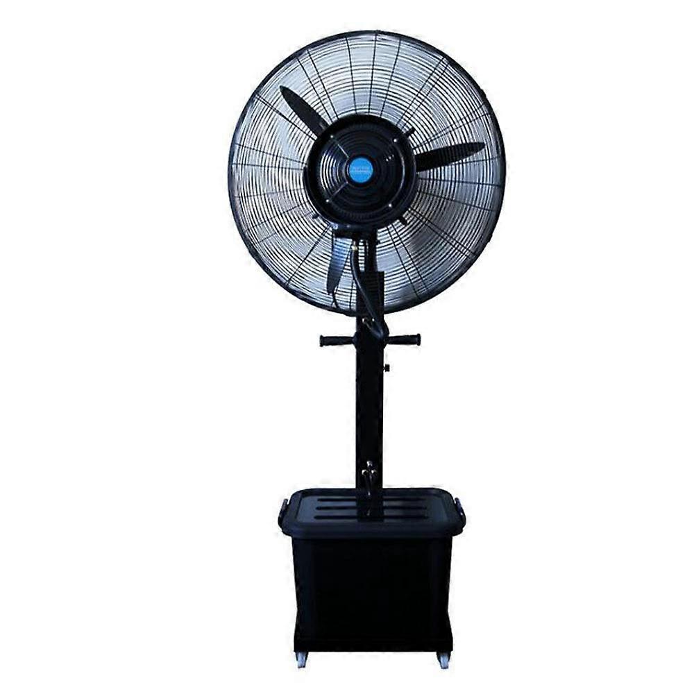 Ventilador nebulizador industrial de 65cm con 3 velocidades y oscilación de 90° para uso en fábricas