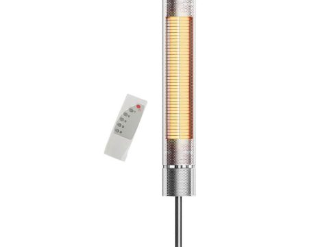 Estufa de terraza con mando a distancia IP65 impermeable con protección contra sobrecalentamiento para balcón y patio