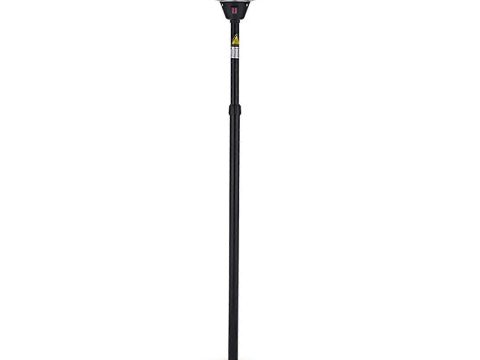 Estufa de terraza eléctrica 1.8kW de pie con tubo de fibra de carbono, impermeable IPX4, altura regulable