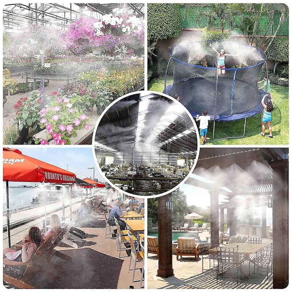Sistema de nebulización para terraza de 15 m, kit de refrigeración exterior para montar uno mismo para el riego del jardín y la cama elástica - Imagen 3