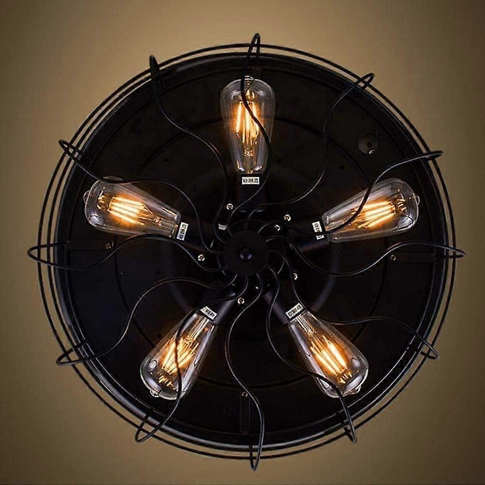 Ventilador de techo con iluminación LED, aspas retráctiles, mando a distancia, casquillo E27, decoración interior moderna - Imagen 2