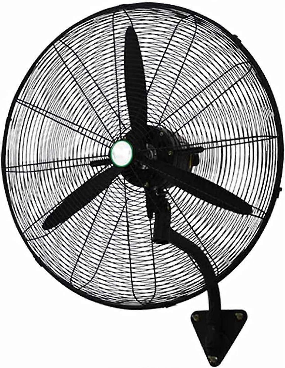 Ventilador de pared silencioso de uso intensivo, ventilador eléctrico industrial para uso en interiores y exteriores, construcción metálica 550x650mm, acabado dorado