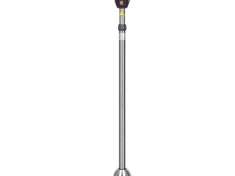 Calefactor de terraza eléctrico de exterior 2100W con calefacción infrarroja instantánea, tres niveles de potencia, resistente al agua y seguro para balcón y jardín