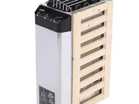 Estufa calentador de sauna de acero inoxidable de 3KW con control interno – Herramienta de calefacción eficiente para salas de sauna