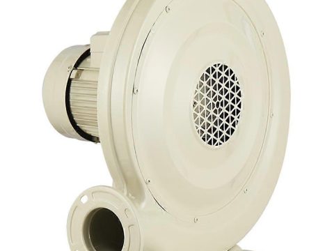 Soplante de aire industrial 550W con flujo de aire de velocidad, extractor centrífugo de bajo ruido para limpieza de polvo en fábricas