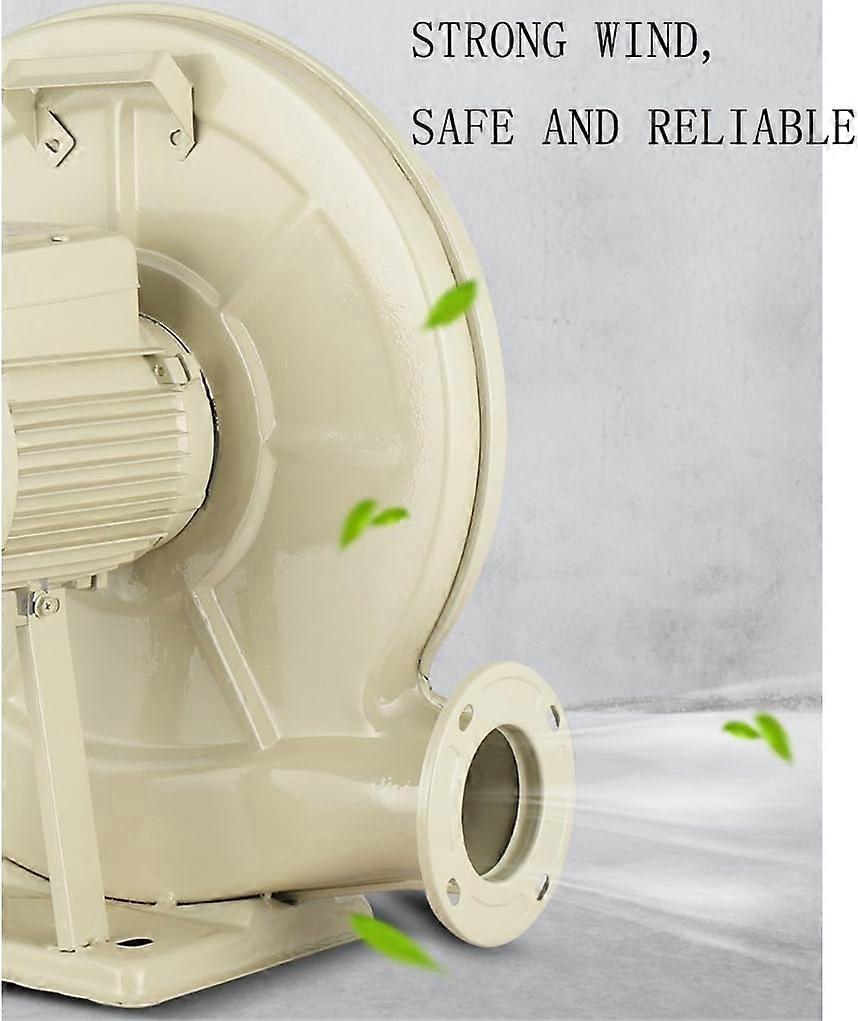 Soplante de aire industrial 550W con flujo de aire de velocidad, extractor centrífugo de bajo ruido para limpieza de polvo en fábricas - Imagen 2