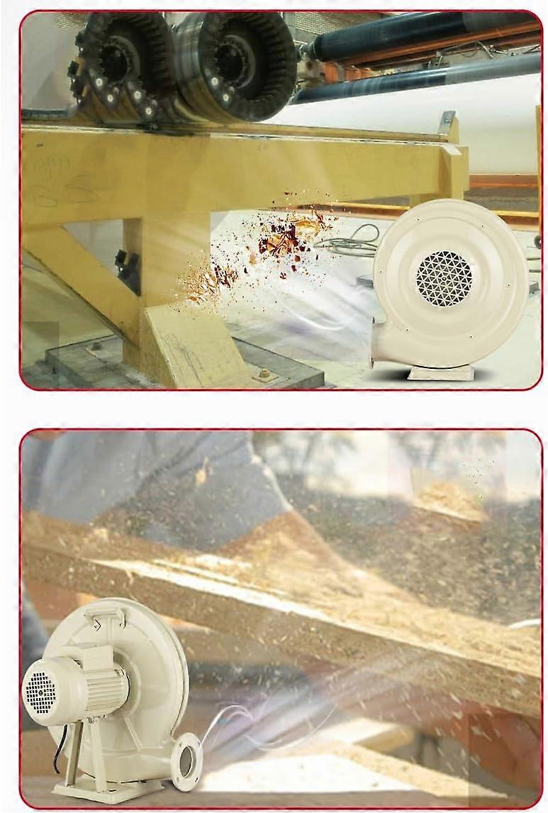 Soplante de aire industrial 550W con flujo de aire de velocidad, extractor centrífugo de bajo ruido para limpieza de polvo en fábricas - Imagen 3