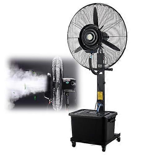 Ventilador nebulizador de exterior de 76 cm (30 pulgadas) con gran depósito de agua, modos de nebulización regulables, refrigeración de una amplia zona para terraza, jardín y piscina.