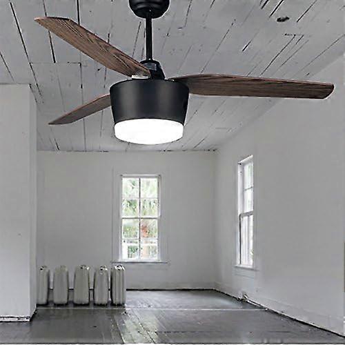 Ventilador de techo LED moderno de 105cm con luz, mando a distancia, bajo consumo, bajo nivel de ruido, para dormitorio Ref:6432 - Imagen 4