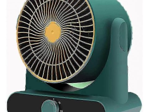 Radiador eléctrico enchufable, Calefactor de oficina, 3 ajustes de calor, Opción solo ventilador, Funciones de seguridad avanzadas, Habitación completa (euro Standa MZT