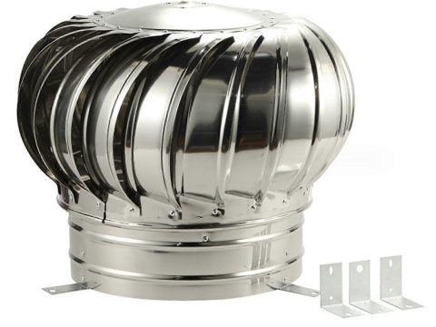 Sombrerete de chimenea giratorio de 500 mm, ventilador de turbina antirretorno para la circulación del aire en casas y desvanes