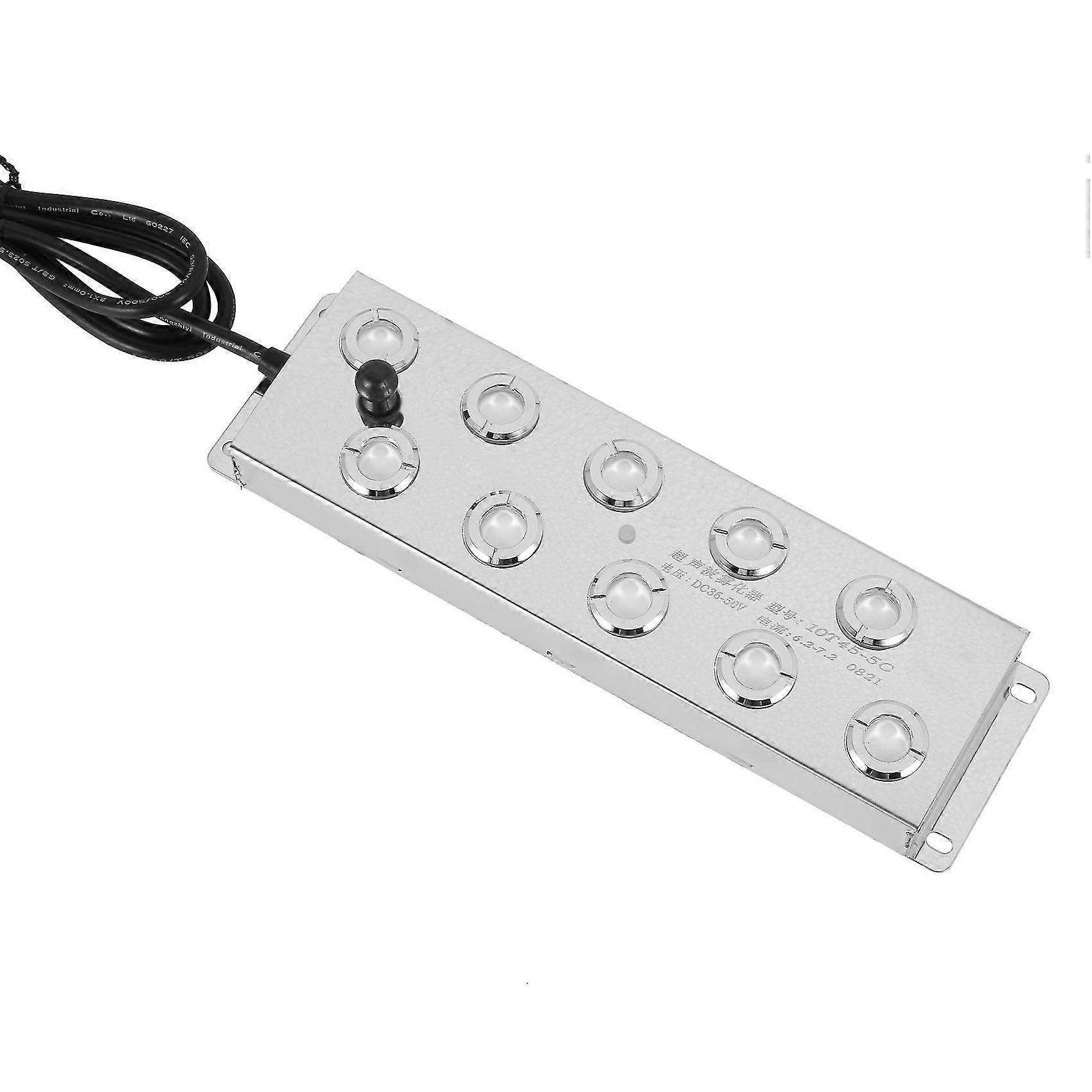 Nebulizador por ultrasonidos de 10 x 10 cabezales, humidificador fogger para invernadero, aeroponía, hidroponía, humidificador de aire DIY - Imagen 5