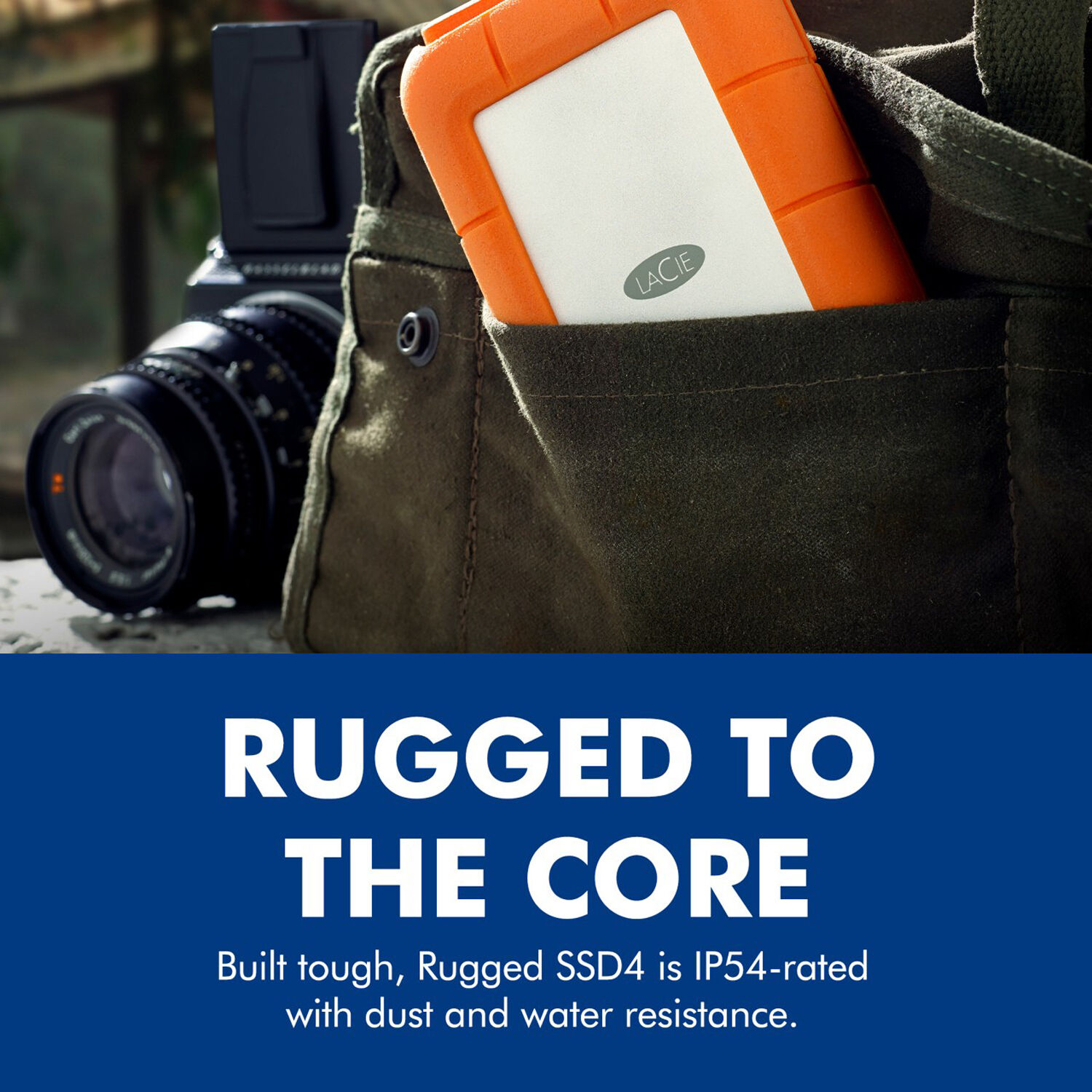 LACIE Disco Duro Rugged SSD4 4TB USB-C Naranja - Imagen 8
